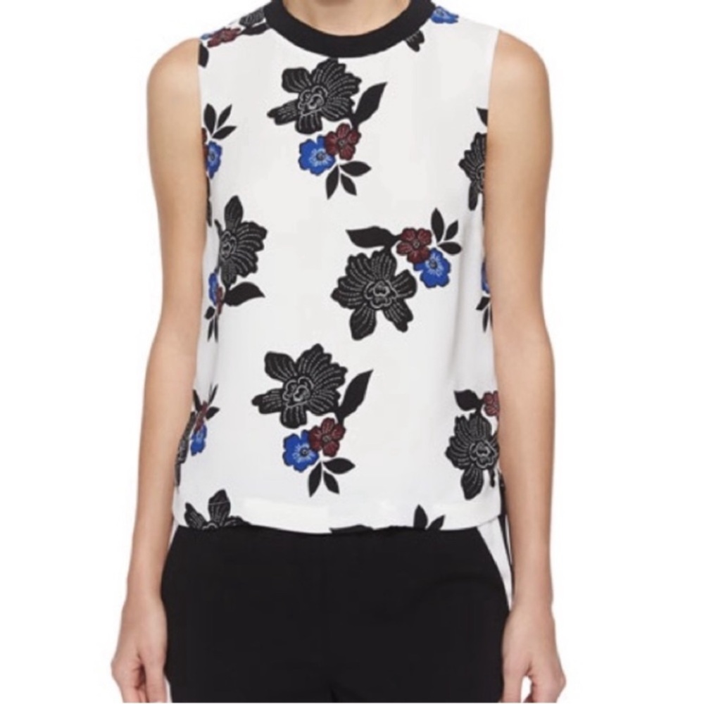 A.L.C. Harvey Sleeveless Floral Print Top NWT sz 4